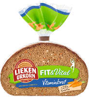 Lieken Urkorn Brot Fit und Vital Vitaminbrot 400 g Packung